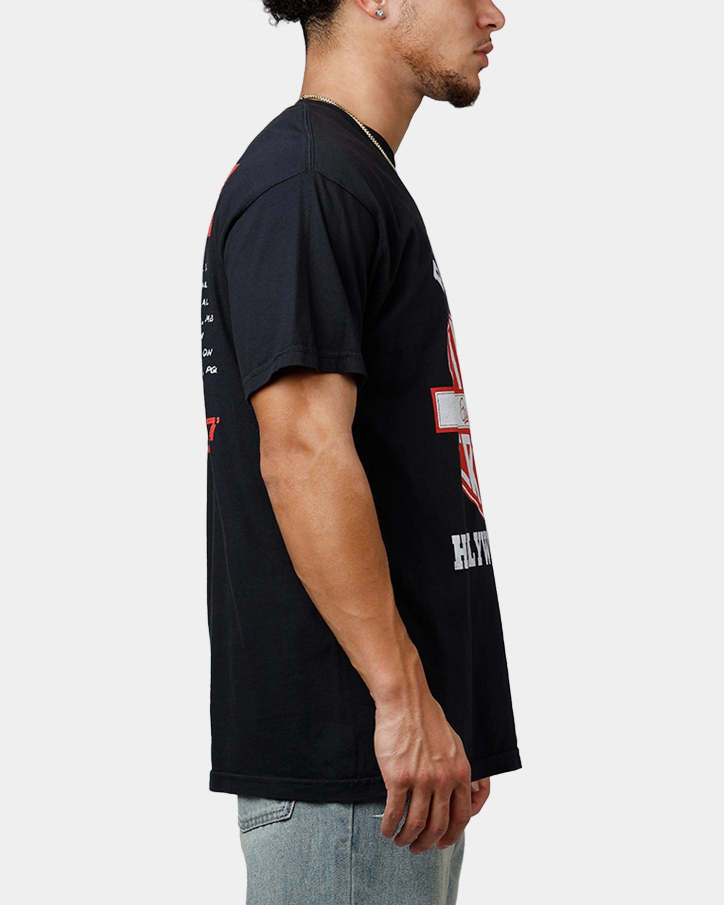 NoSlipSurface Global Merchandising Motley Crue 1987 Tour T-Shirt Black