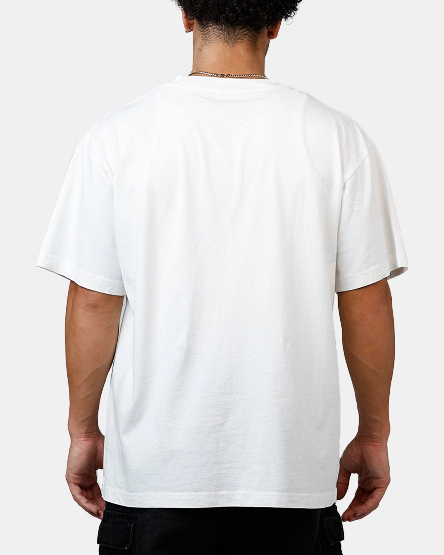 WrinkleFree Weave Global Merchandising Oasis Photo T-Shirt White
