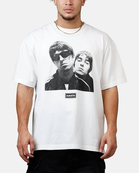 Global Merchandising Oasis Photo T-Shirt White Cold Weather