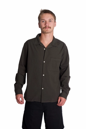 Fulton Seersucker Shirt in Brown Brunch Outfit Tailored Cuffs