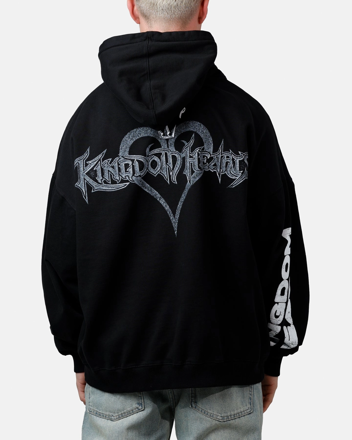 Goat Crew Disney Kingdom Hearts Gang Premium Hoodie Black Active Look Adjustable Collar System
