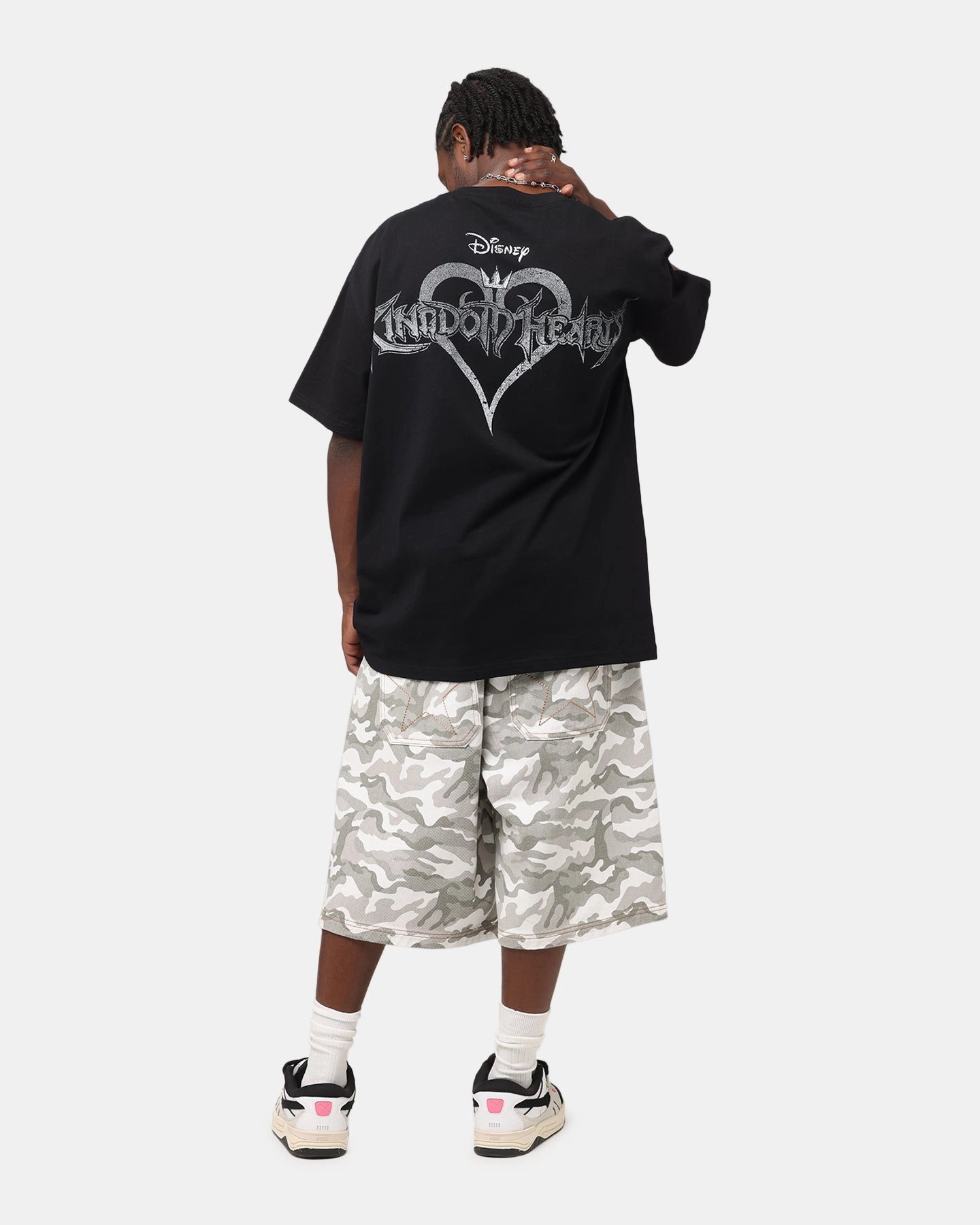 OdorResistant Technology PunctureResistantReinforcement Goat Crew Disney Kingdom Hearts Riku Heavyweight T-Shirt Black