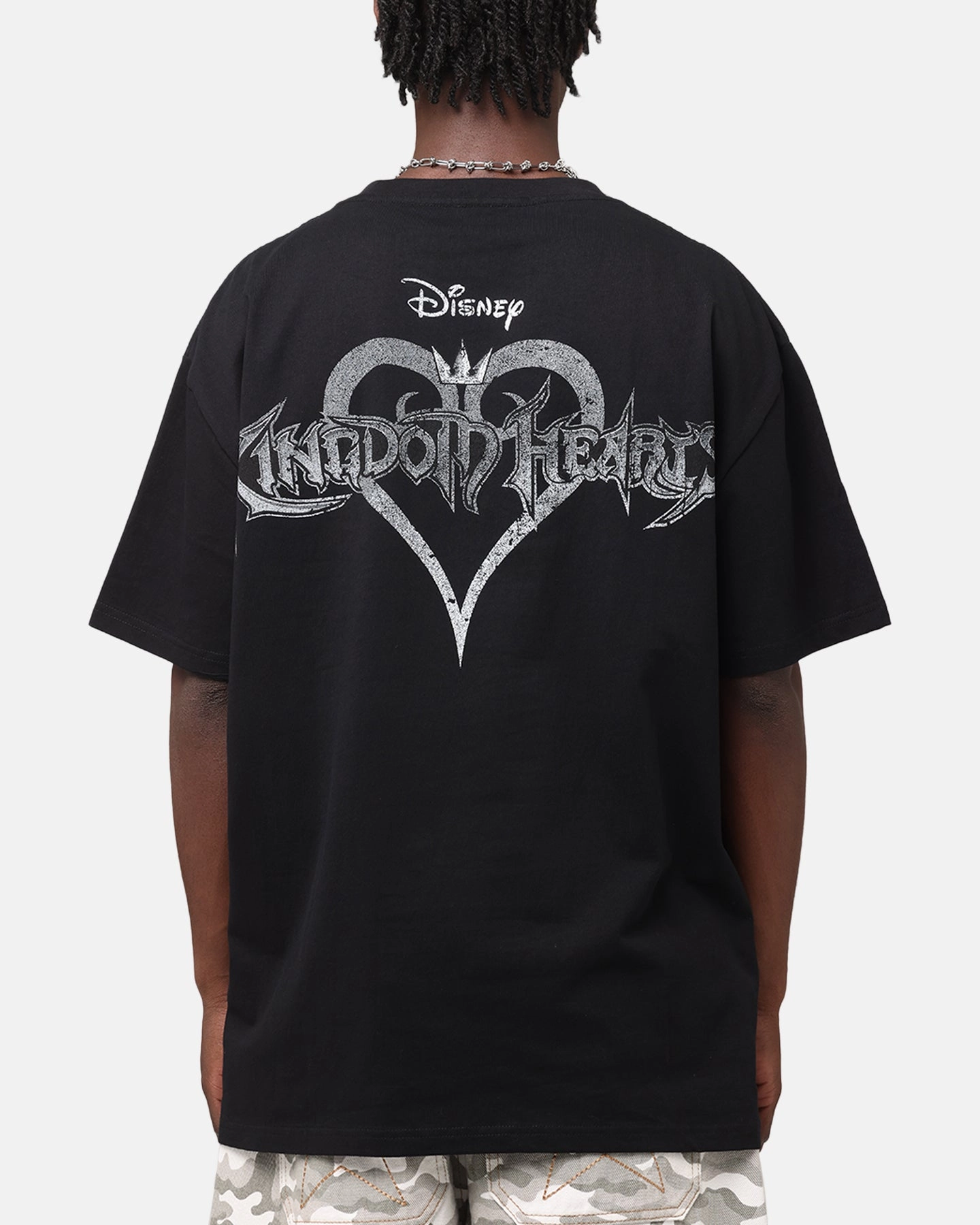 BreathableMeshPanels FlexibleWaistband Goat Crew Disney Kingdom Hearts Riku Heavyweight T-Shirt Black