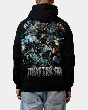 Goat Crew Marvel Sinister Six Premium Hoodie Black Microfiber Material PortableOption