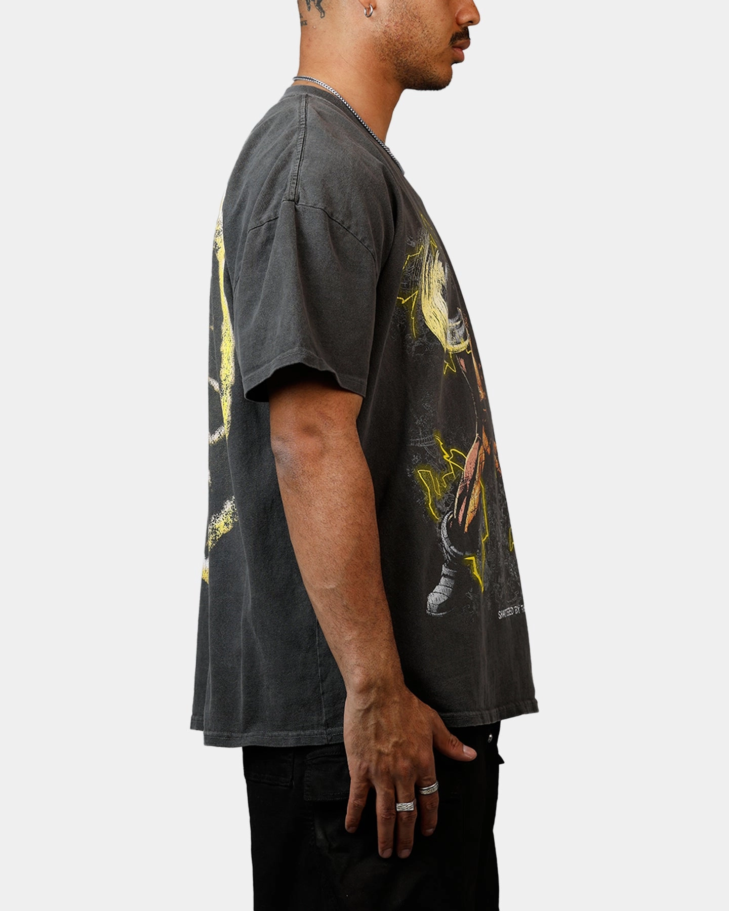 Comfortable Collar Goat Crew Marvel Sinister Six Shocker Heavyweight T-Shirt Black Wash