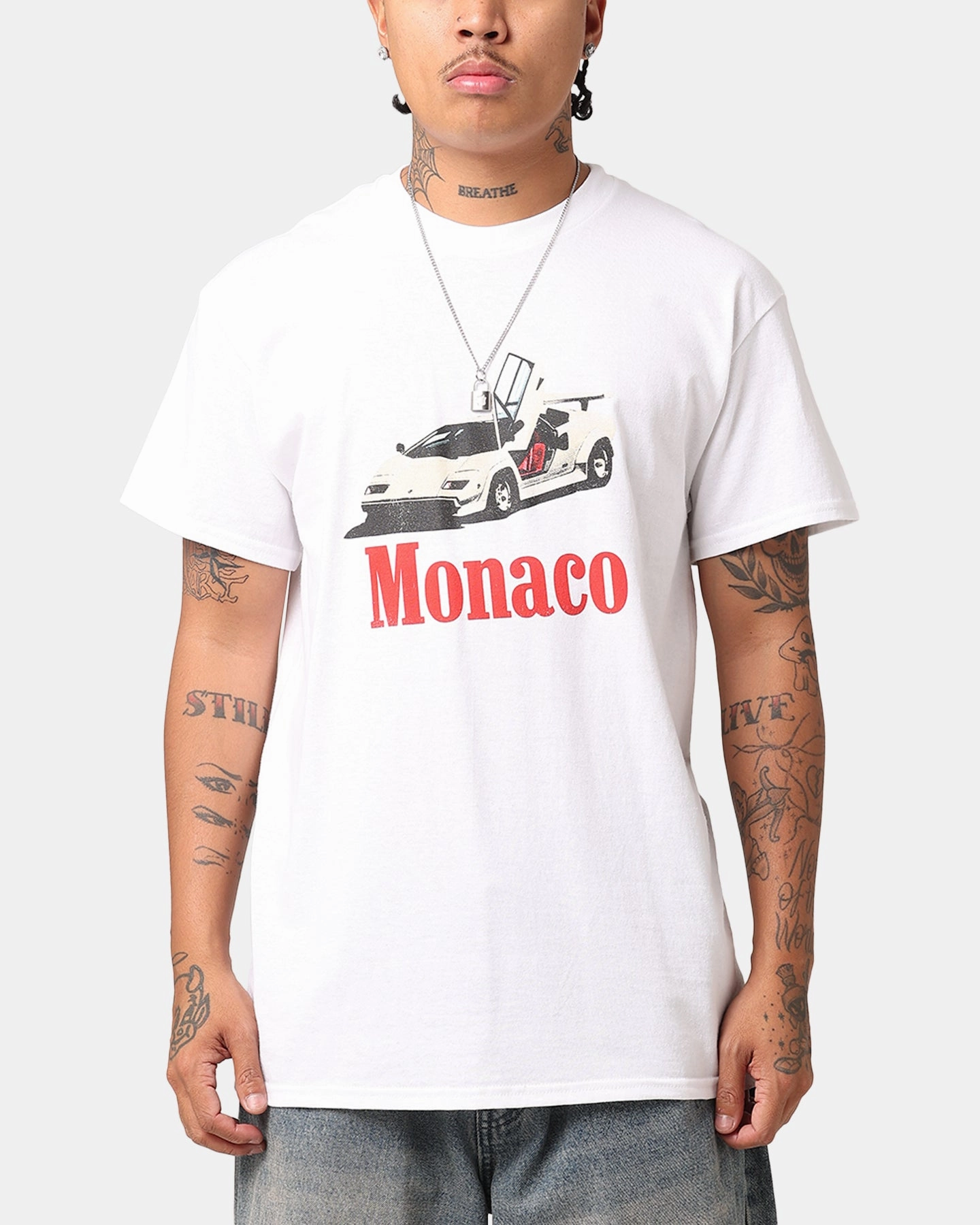 Goat Crew Monaco 1983 T-Shirt White Summer Sweater