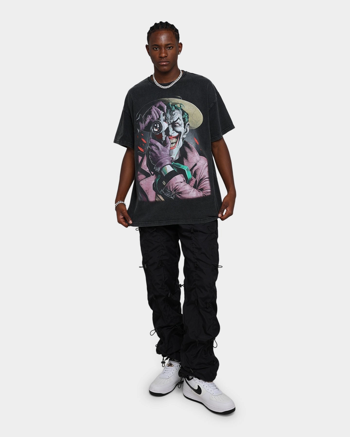 Goat Crew X DC Batman The Killing Joke  Vintage T-Shirt Black Wash Durable Color Retention