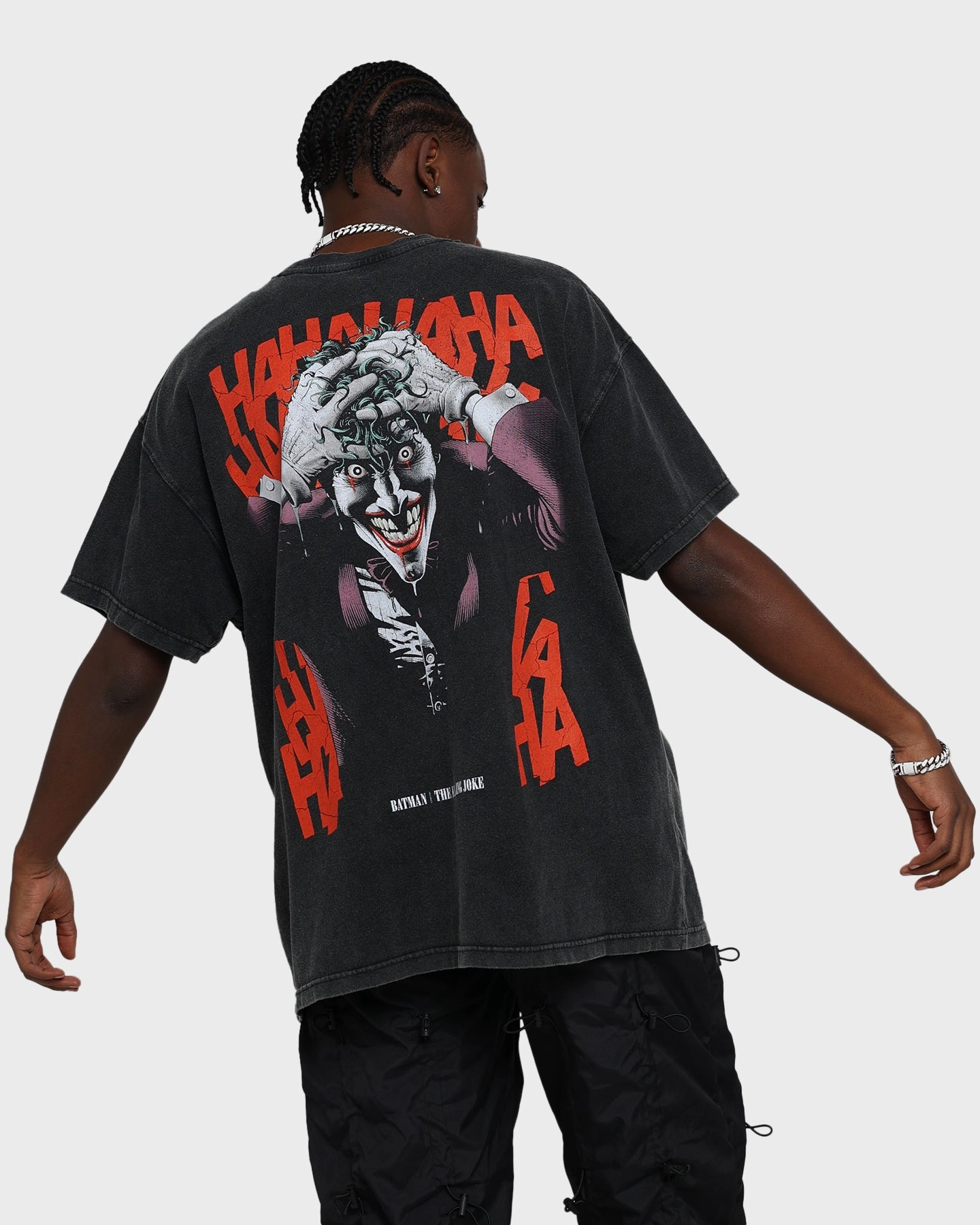 Goat Crew X DC Batman The Killing Joke  Vintage T-Shirt Black Wash TwillWeave