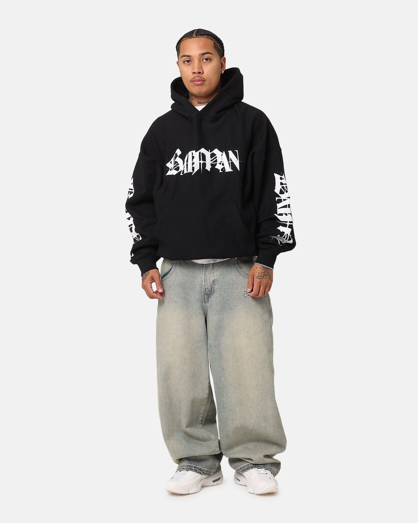 Goat Crew X DC Batman With The Devil Premium Hoodie Black Non Chafe Armholes