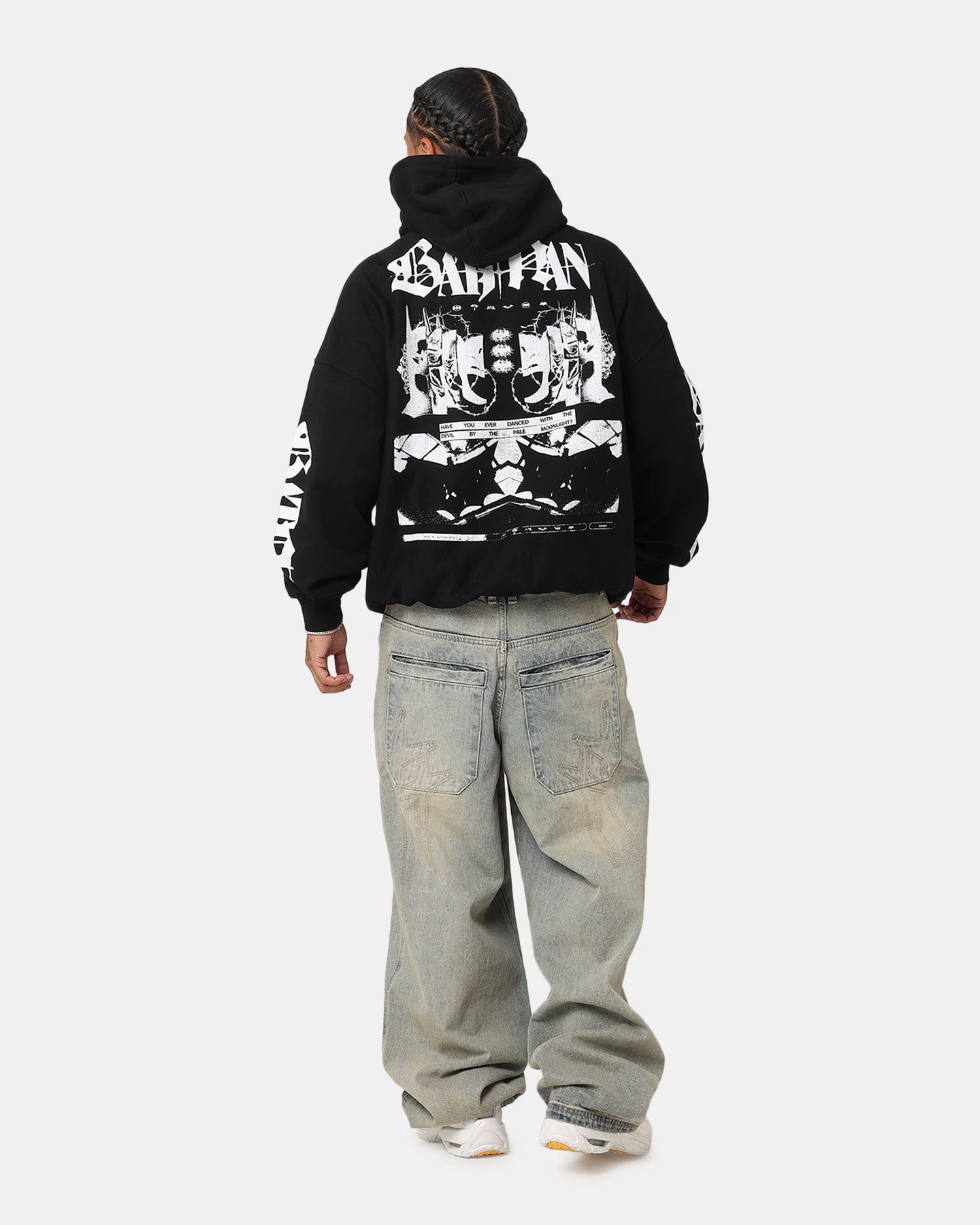 Trendy Shirt QuickReleaseFastenings Goat Crew X DC Batman With The Devil Premium Hoodie Black