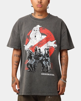 Goat Crew X Ghostbusters Heavyweight T-Shirt Black Wash DurableCollarStays Hypoallergenic Inner Layer