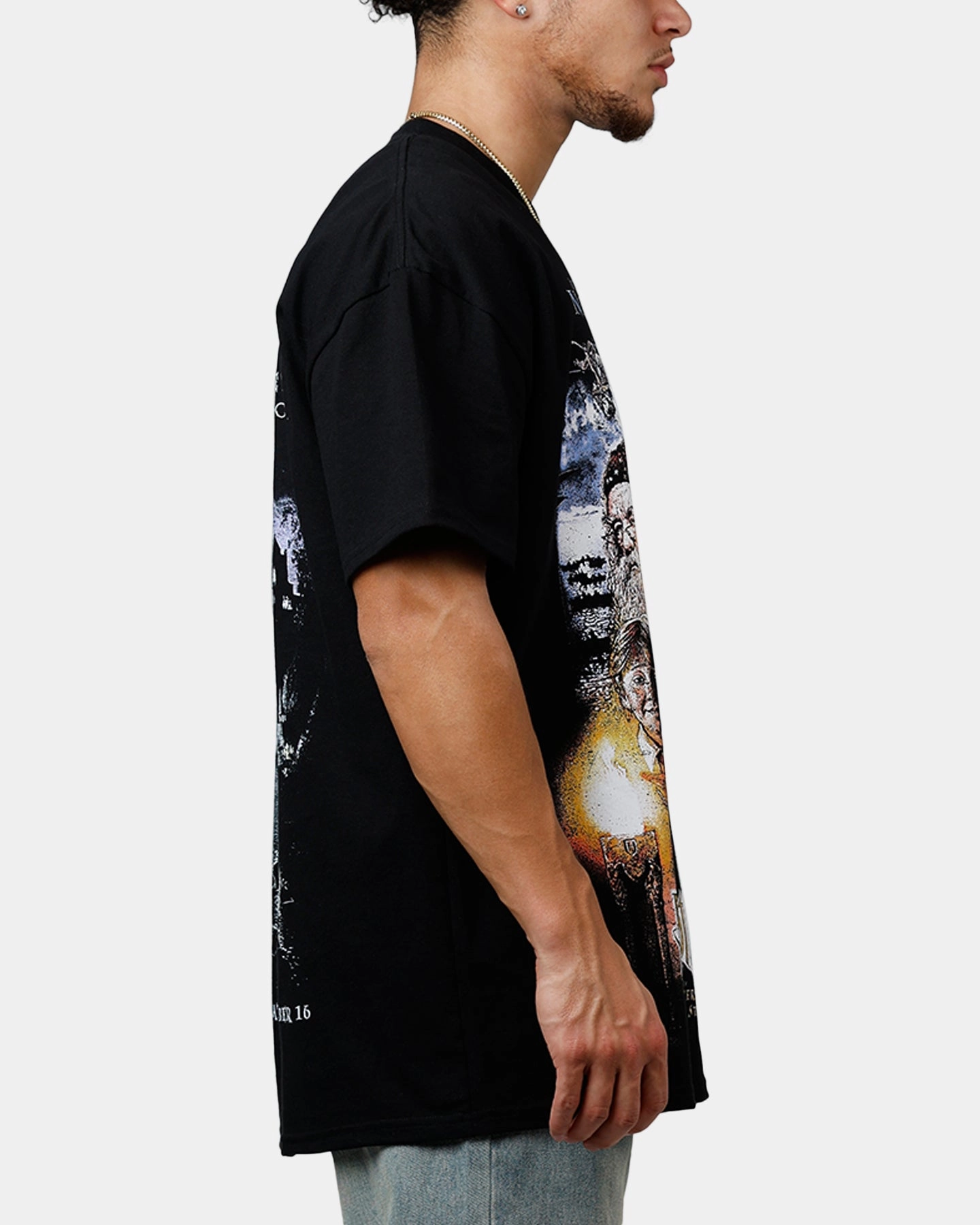 Goat Crew X Harry Potter Sorcerer's Stone Heavyweight T-Shirt Black Breathable Underarm Gussets