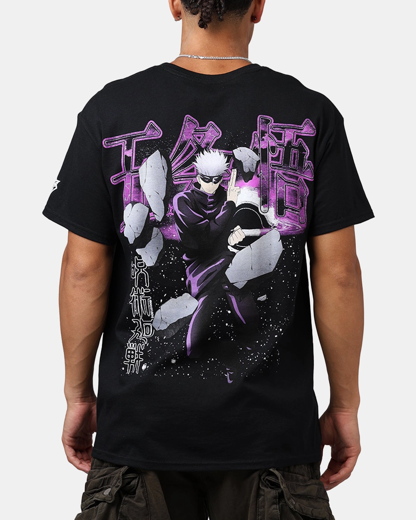 Goat Crew X  jujutsu kaisen Gojo T-Shirt Black NaturalFiberBlend