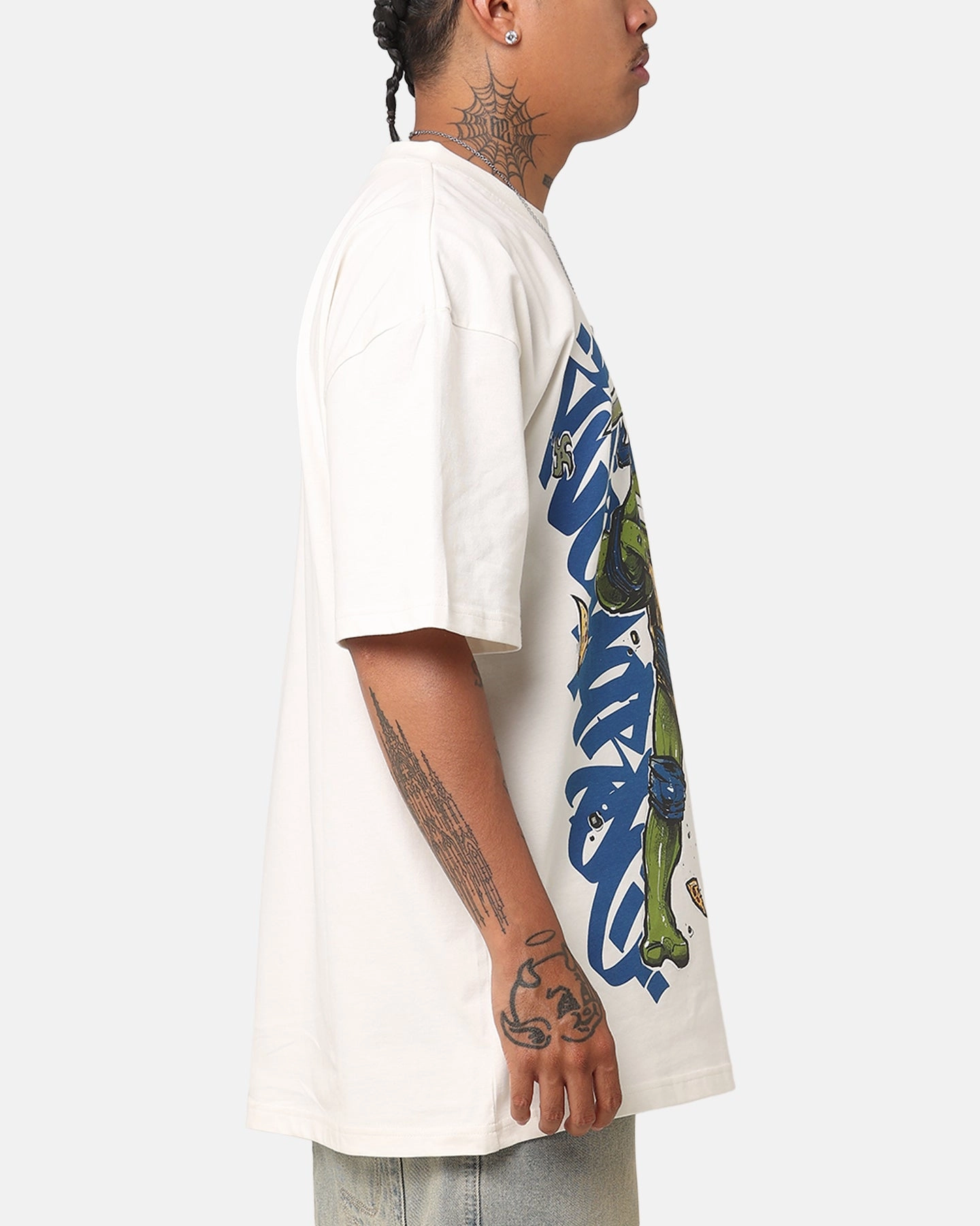 Goat Crew X Teenage Mutant Ninja Turtles Leonardo X Sofles Vintage T-Shirt Off White ReflectiveDetails