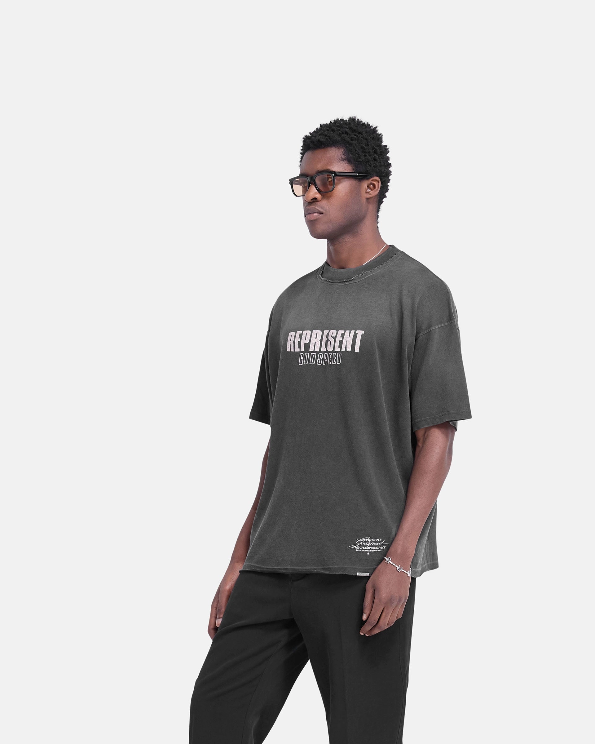 Summer Casual Godspeed T-Shirt - Aged Black