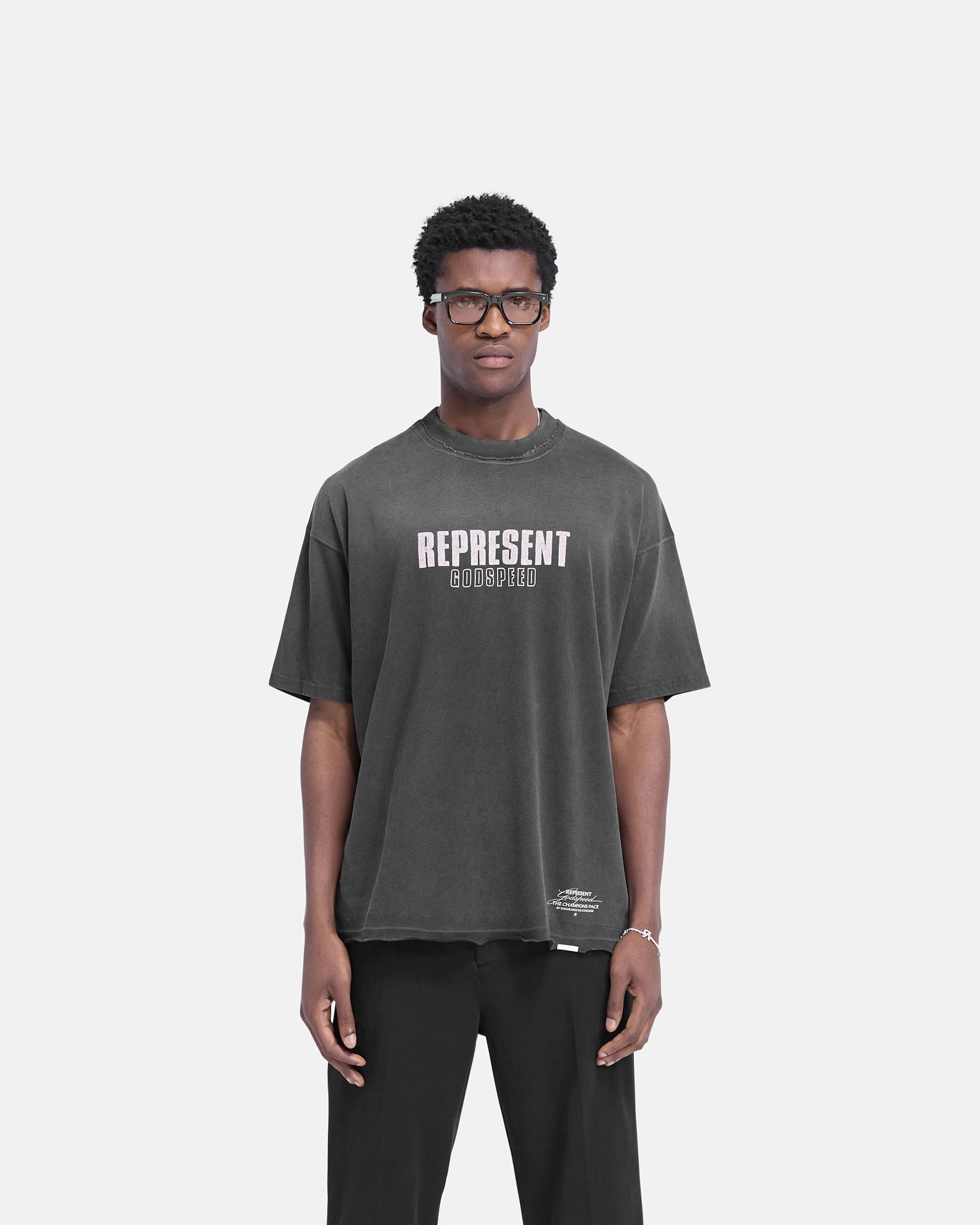 Godspeed T-Shirt - Aged Black Trendy Vibes