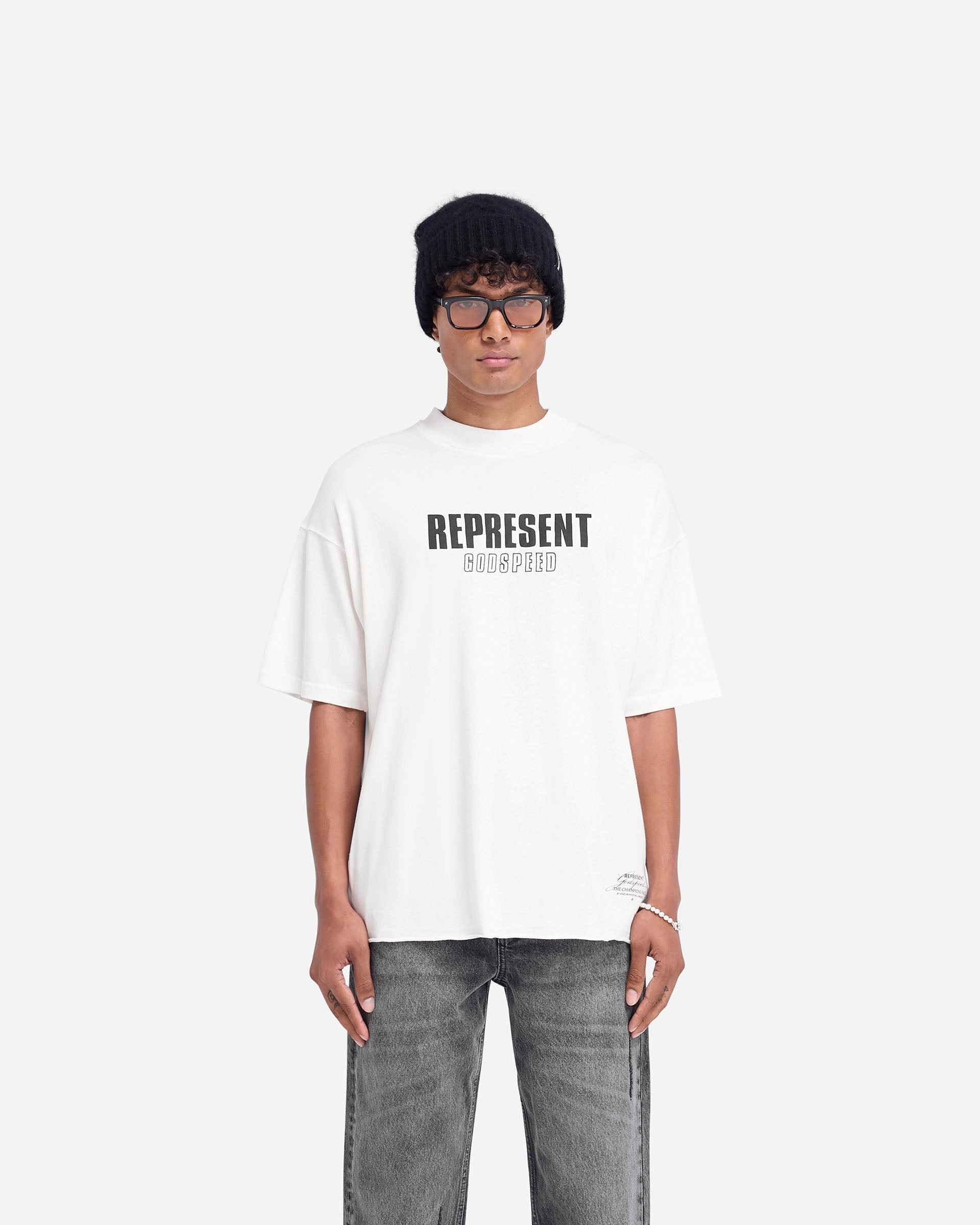 Sophisticated Casual Everyday apparel Godspeed T-Shirt - Flat White