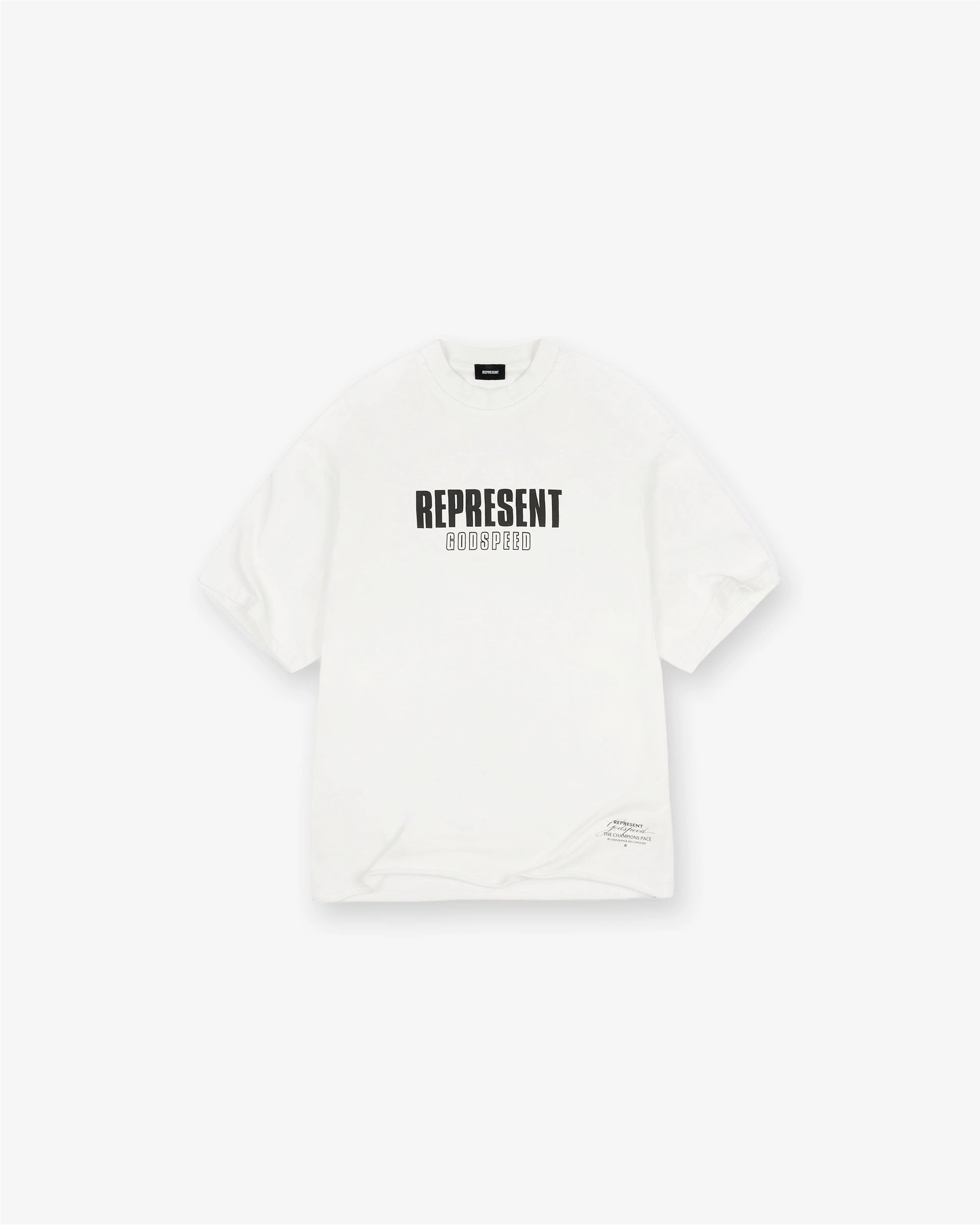 Godspeed T-Shirt - Flat White Smooth Seam Technology Timeless Piece