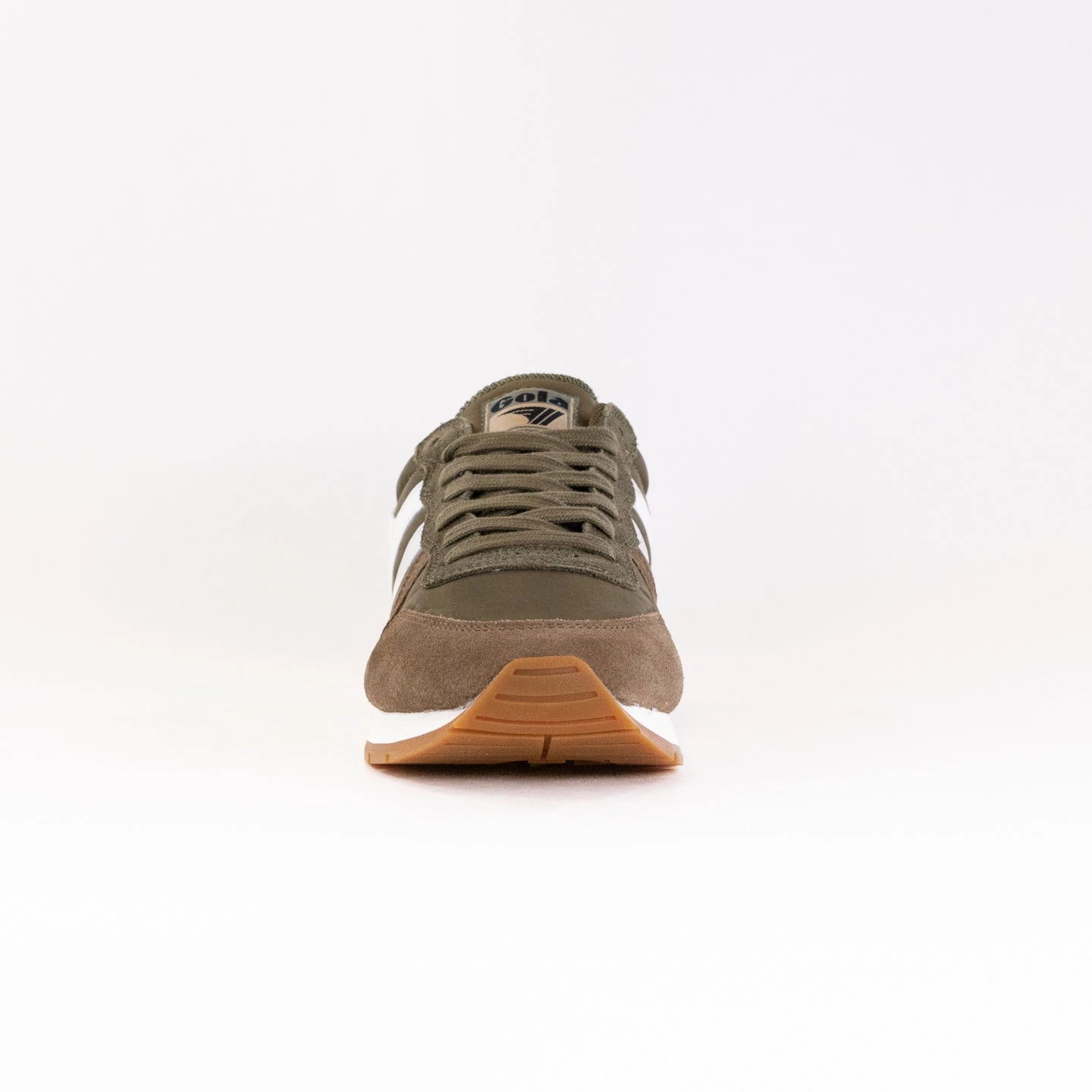 Gola Classics Daytona Chute Sneaker (Men's) - Khaki/Tobacco/Off White 10k - specific shoes Tensile Reinforcement Strips