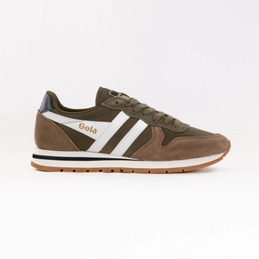 Springboard Cushioning Gola Classics Daytona Chute Sneaker (Men's) - Khaki/Tobacco/Off White