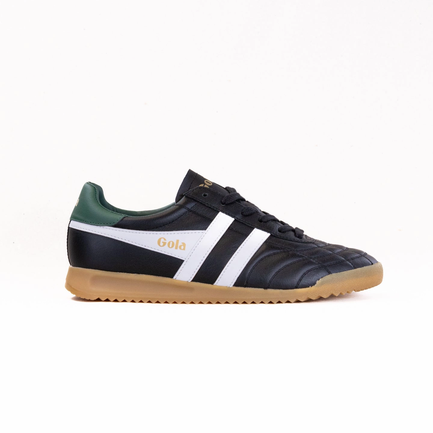 travel - shoes Gola Classics Stadium Sneaker (Men's) - Black/White/Evergreen