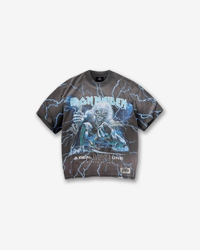 Represent X Iron Maiden A Real Live One T-Shirt - Stained Brown Timeless Must-Have Performance Stretch