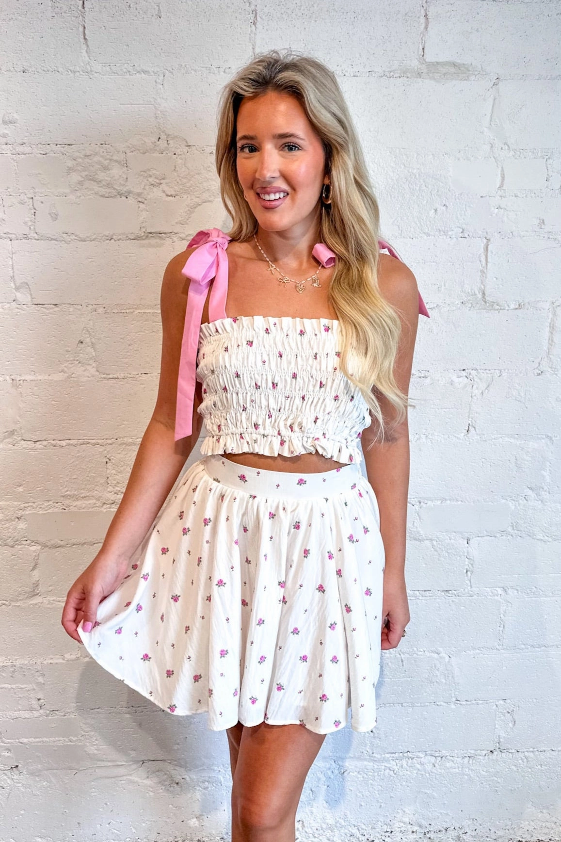 Secure Zipper Closure Plus Size Charm Knot Skirt