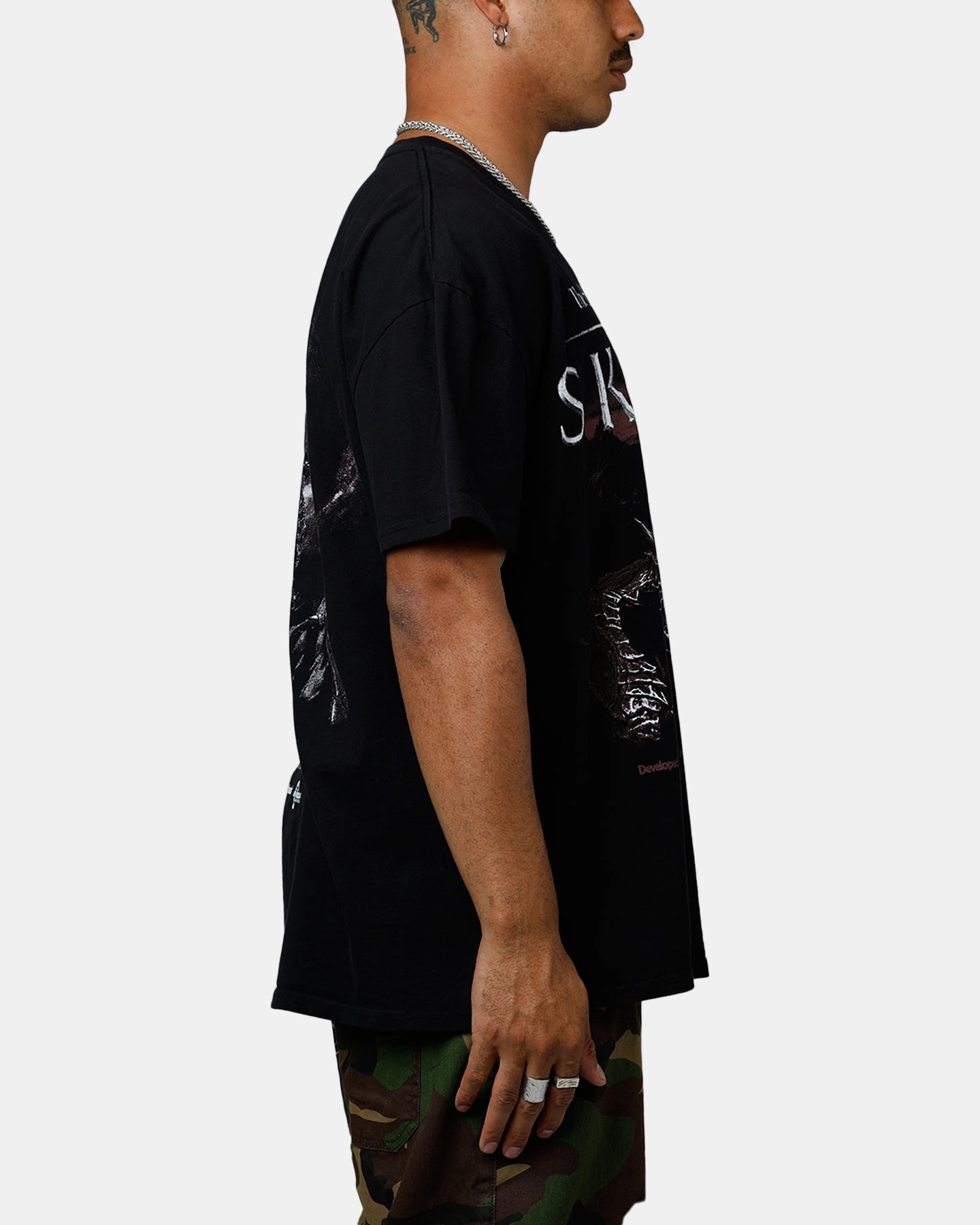 Stretch Fit Engineering Relaxed Tank 73 Studio X The Elder Scrolls V: Skyrim Alduin Vintage T-Shirt Black