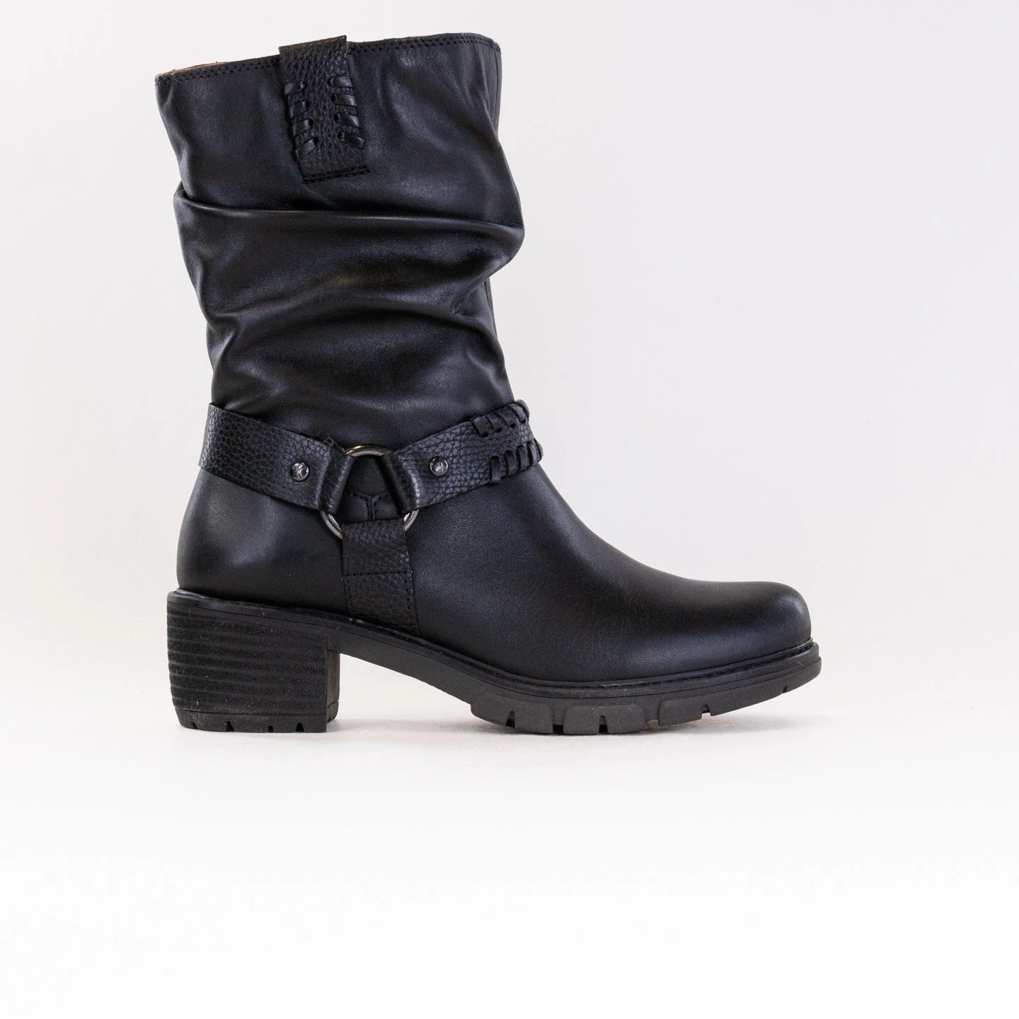 Pikolinos San Sebastion W1T-9590C1 (Women's) - Black Leather Padded Interior Snow Trekker Seamless Comfort Weekend Camping