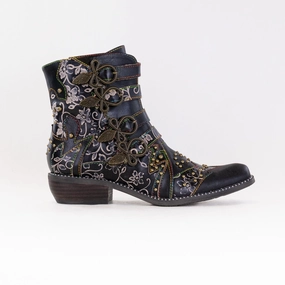 Breathable Windy Weather Spring Step L'Artiste Rodeha (Women's) - Black Leather