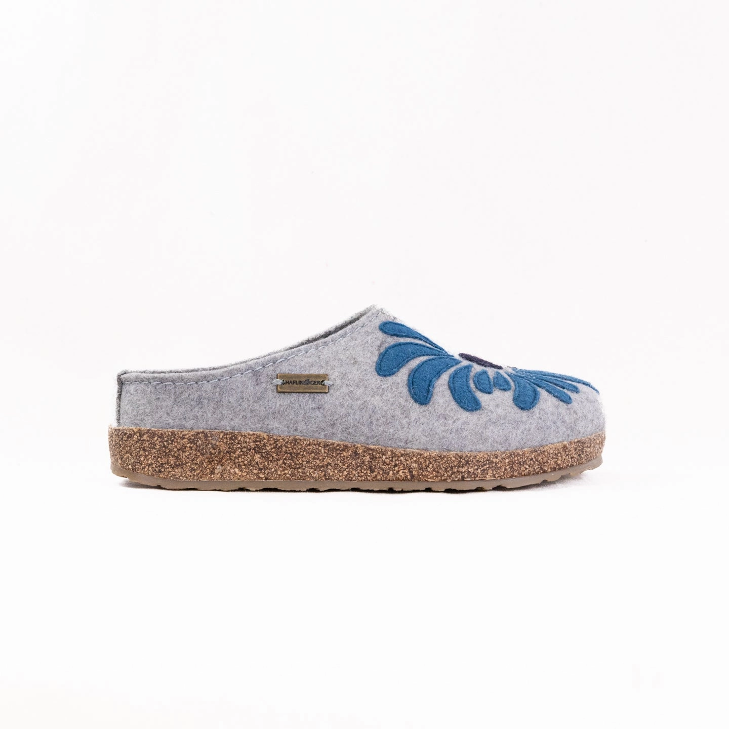 Grip Sole Simple Movement Haflinger Blooming (Women's) - Silver/Grey