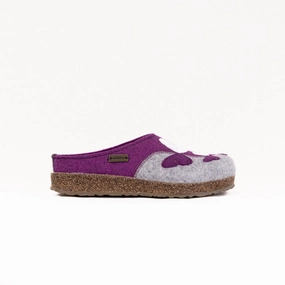 Wide toe box Haflinger Mariposa (Women's) - Silver/Grey