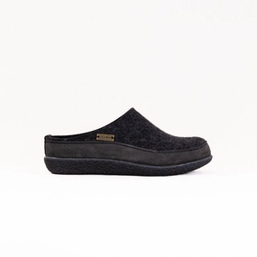 Haflinger Skane (Women's) - Charcoal Comfy Feel Easy Glide Shoes