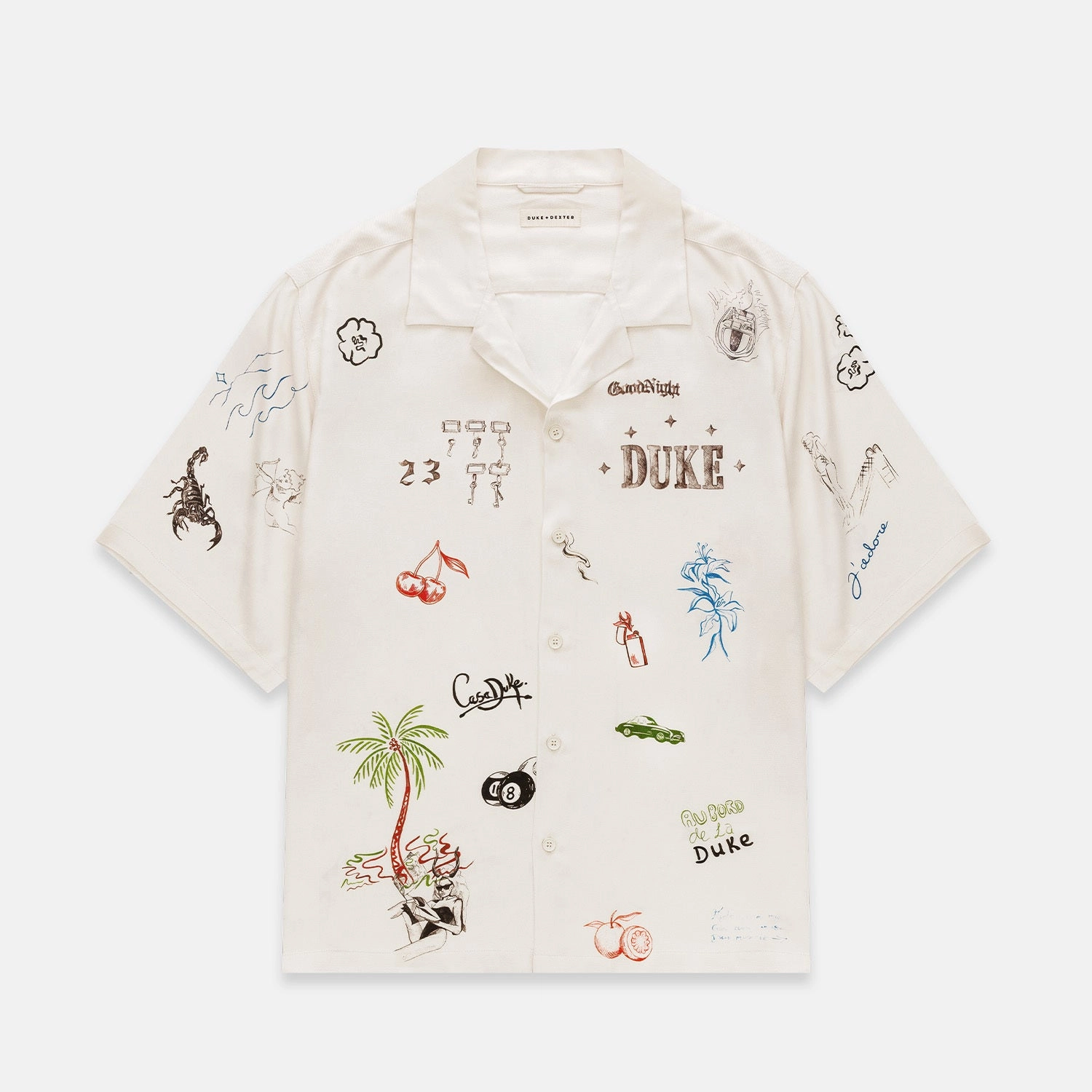 Essential Wardrobe Layered Sleeve Construction Duke Sketch Ecru Shirt