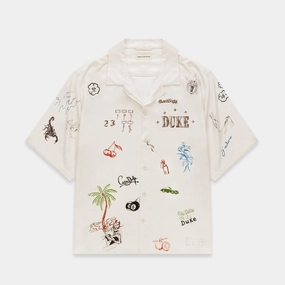 Essential Wardrobe Layered Sleeve Construction Duke Sketch Ecru Shirt