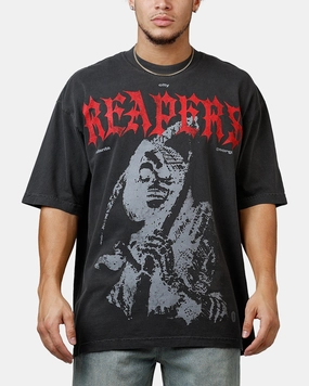 Overtime Kiss T-Shirt Vintage Black EcoFriendly Dye Durable Overlock Stitch