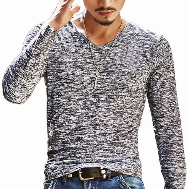 West Louis? Stretch Pullover Chemise Tee Shirts Casual Fit