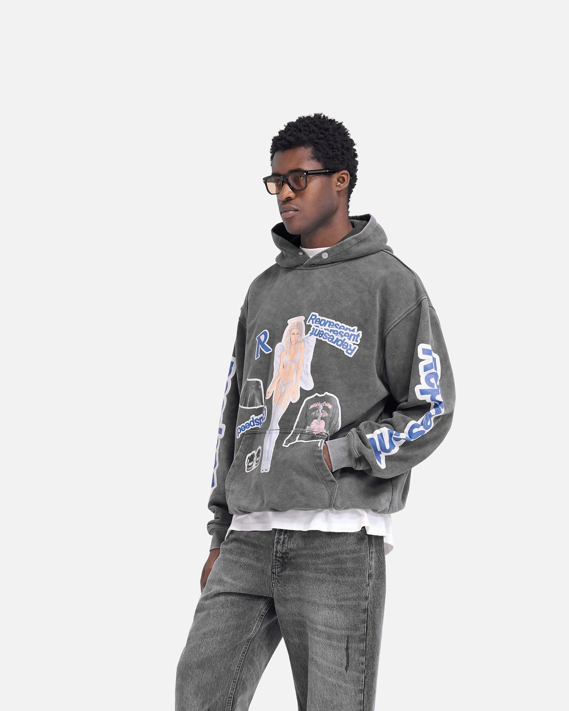 Question Your Innocence Hoodie - Vintage Grey Chill Vibes Dingo like