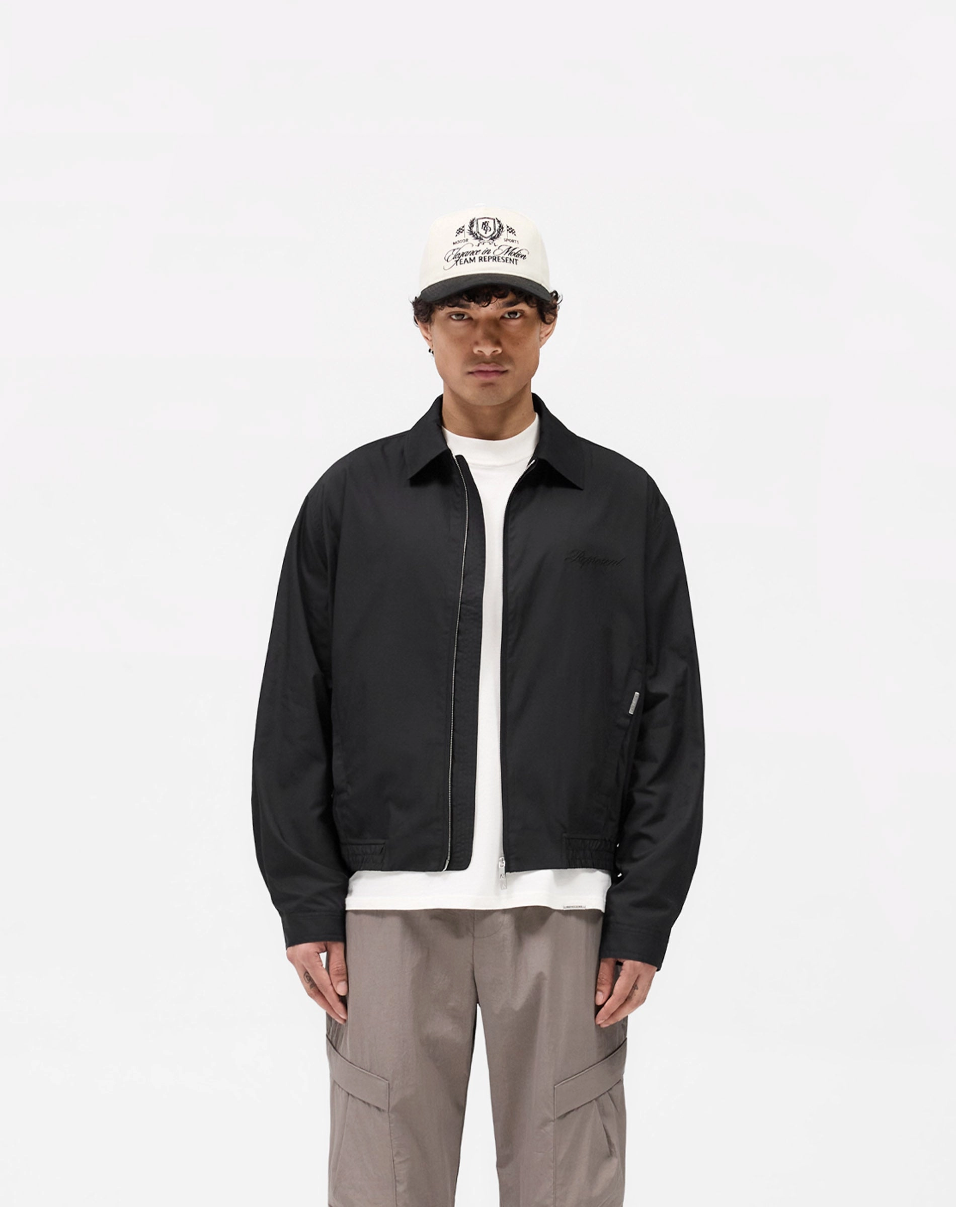 Standalone Option Shirt Bomber - Black