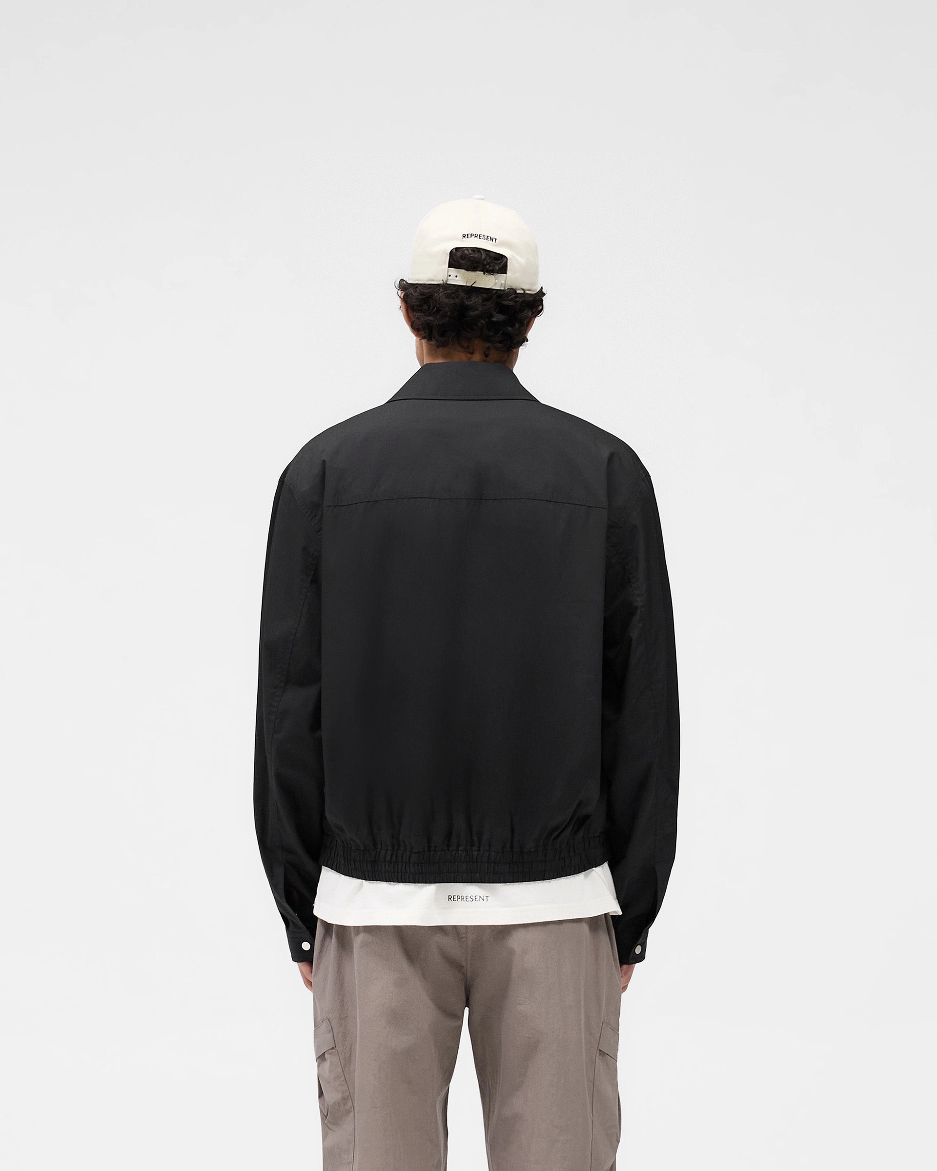 Sustainable fashion adult clothing Shirt Bomber - Black