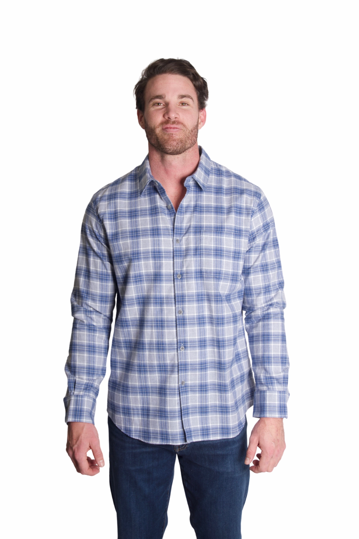 Breathable Lining Premium Finish Vineyard Plaid Shirt