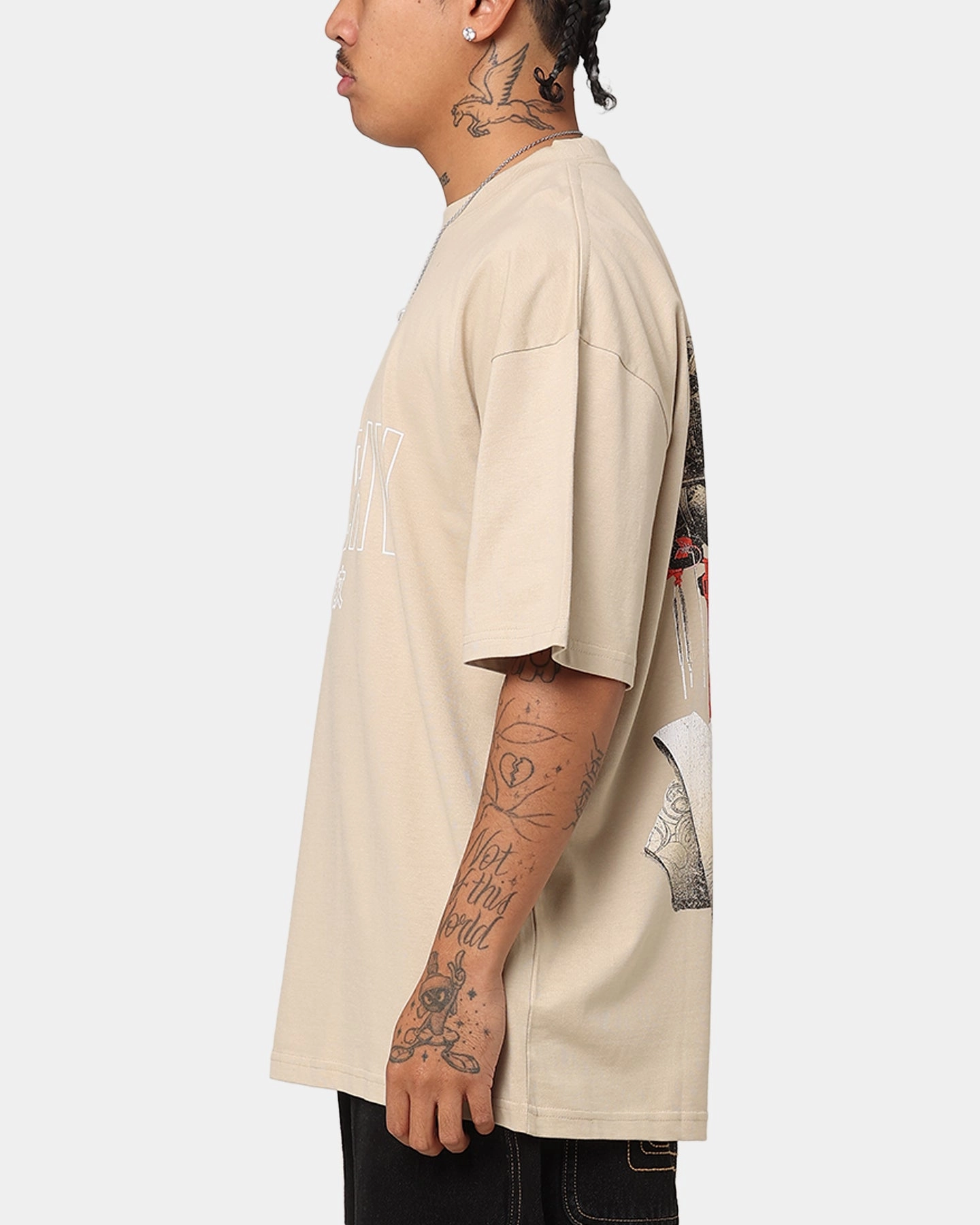 Casual Style WrinkleResistant Cloth The Anti Order Geisha T-Shirt Stone