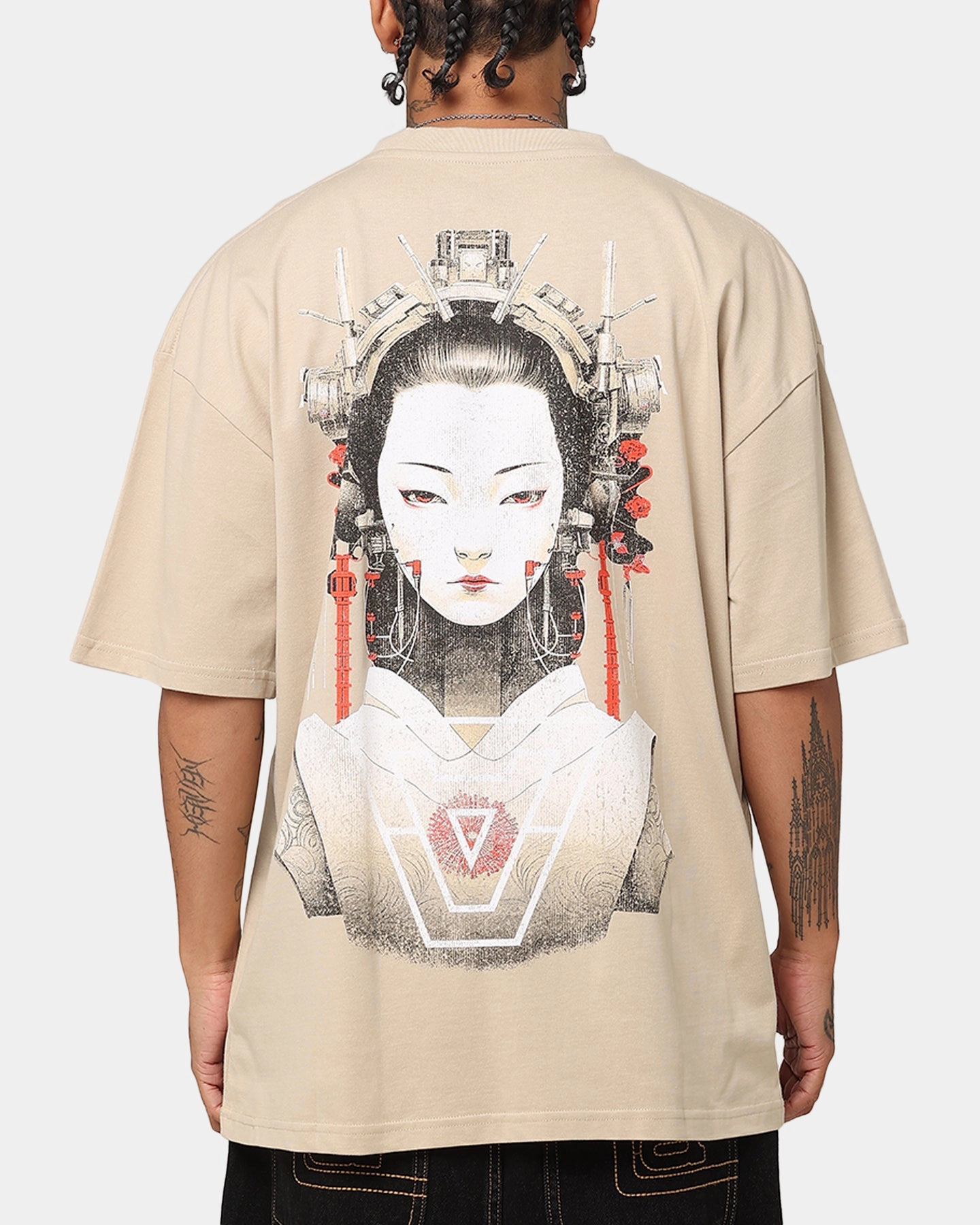 The Anti Order Geisha T-Shirt Stone Easy Fit