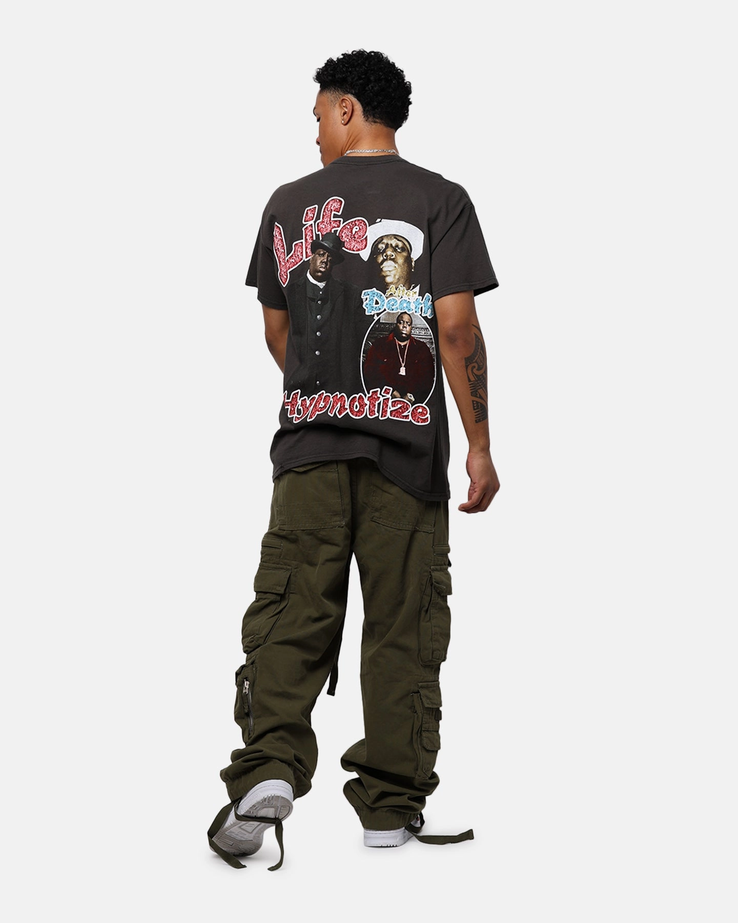 Merch Traffic Notorious BIG T-Shirt Black Low Profile Zipper