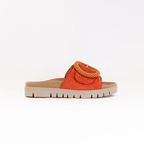 Supportive Textured Tread Gabor 63.745 Sandal (Women's) - Pumpkin