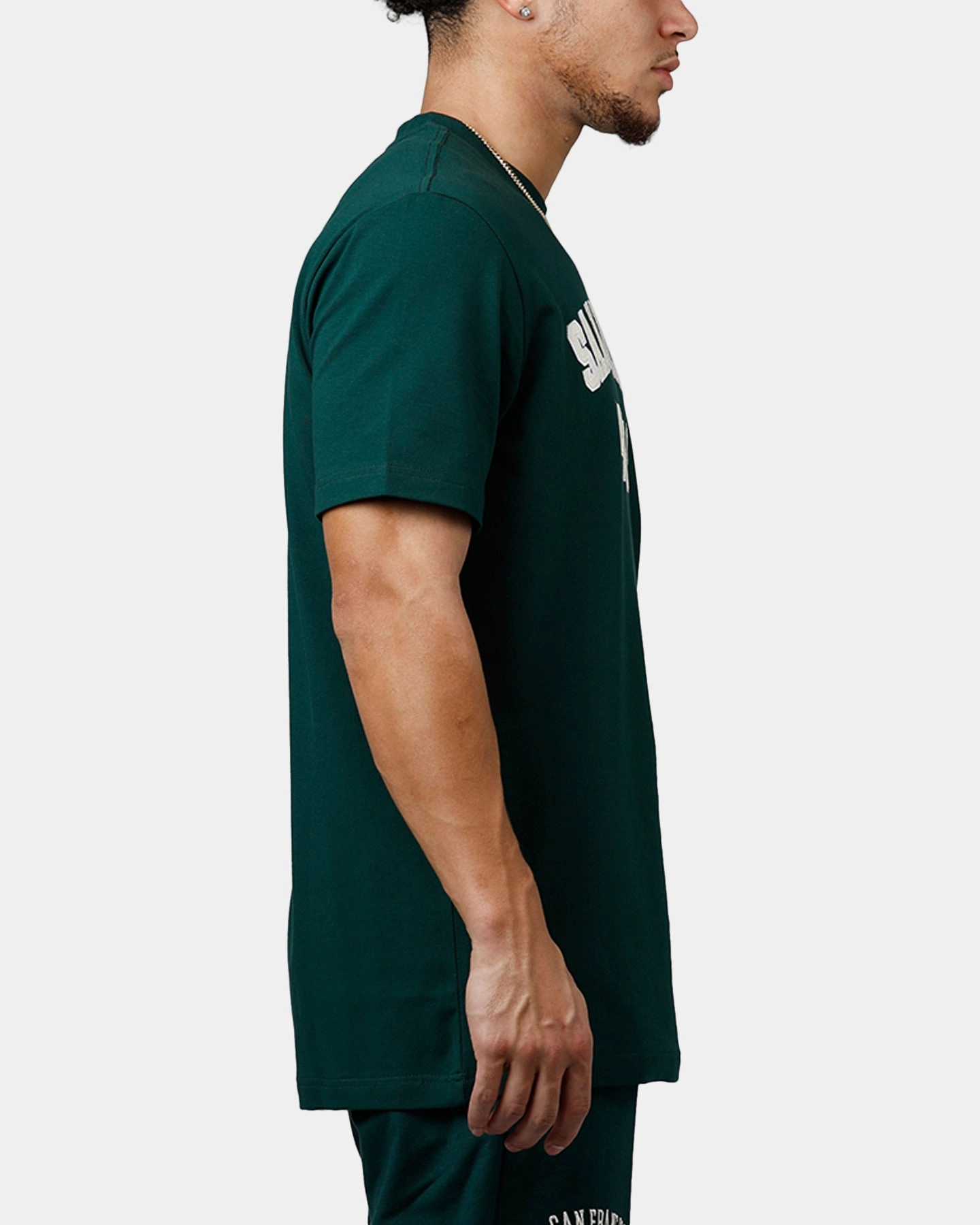 New Era San Francisco 49ers Logo Select T-Shirt Dark Green Trendy Shirt CarbonNeutral Production