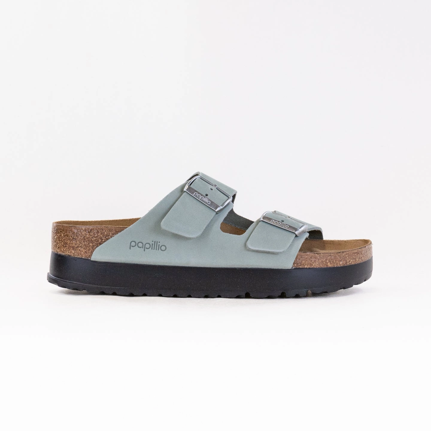 Birkenstock-Papillo Arizona Platform (Women's) - Pure Sage Leaf Touch