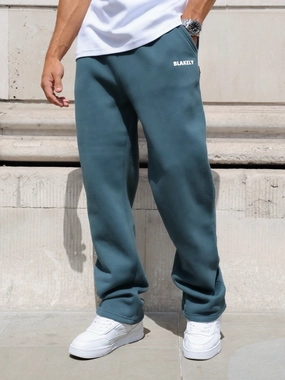Arlo Wide Leg Sweatpants - Teal Green NonRestrictiveCut
