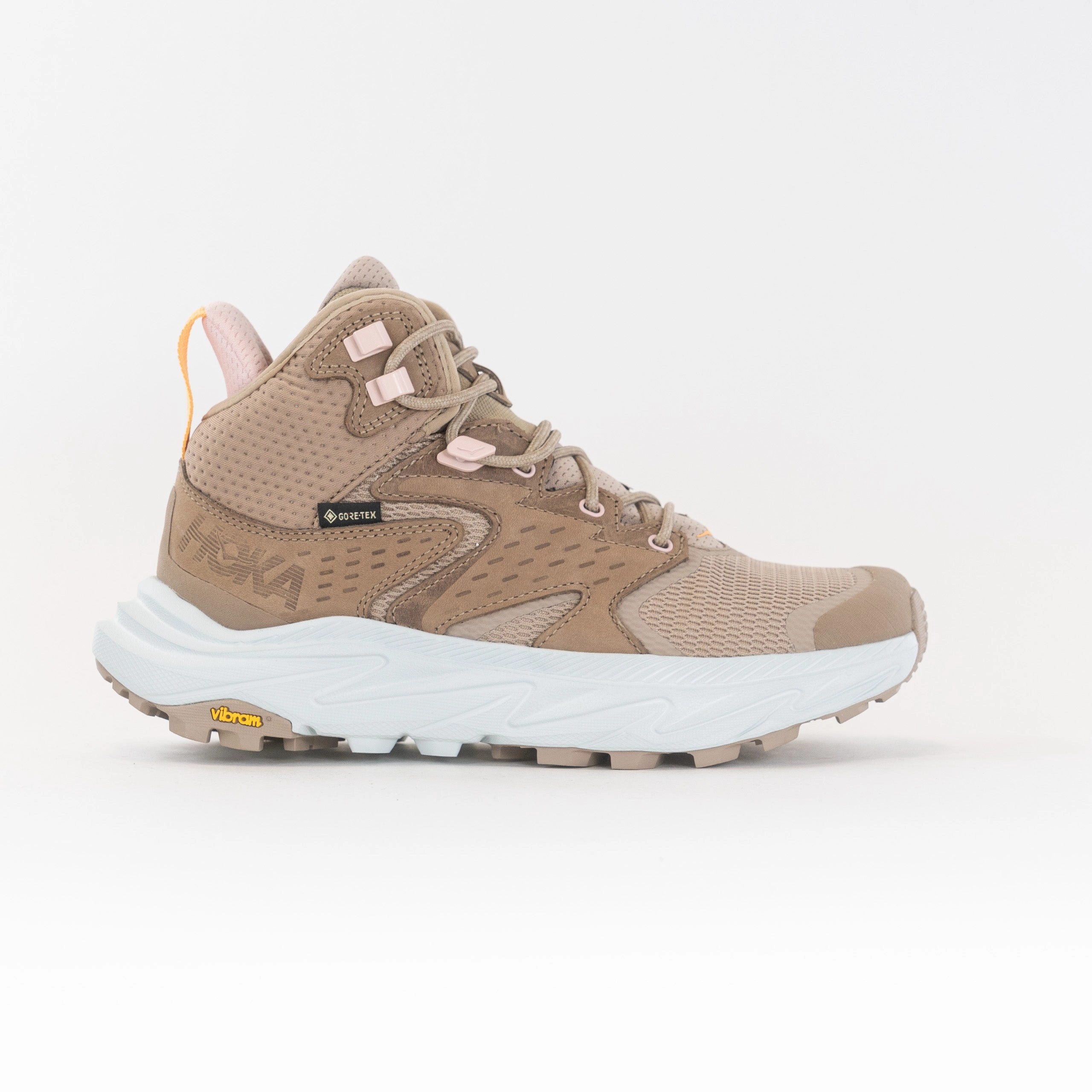 Hoka Anacapa 2 Mid GTX (Women's) - Dune/Ice Flow Comfort Lining Nature Lover