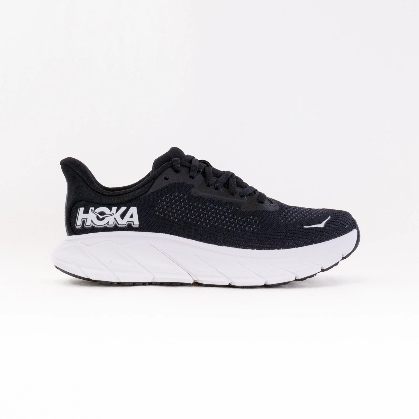 Hoka Arahi 7 Wide (Women's) - Black/White ultramarathon - specific shoes